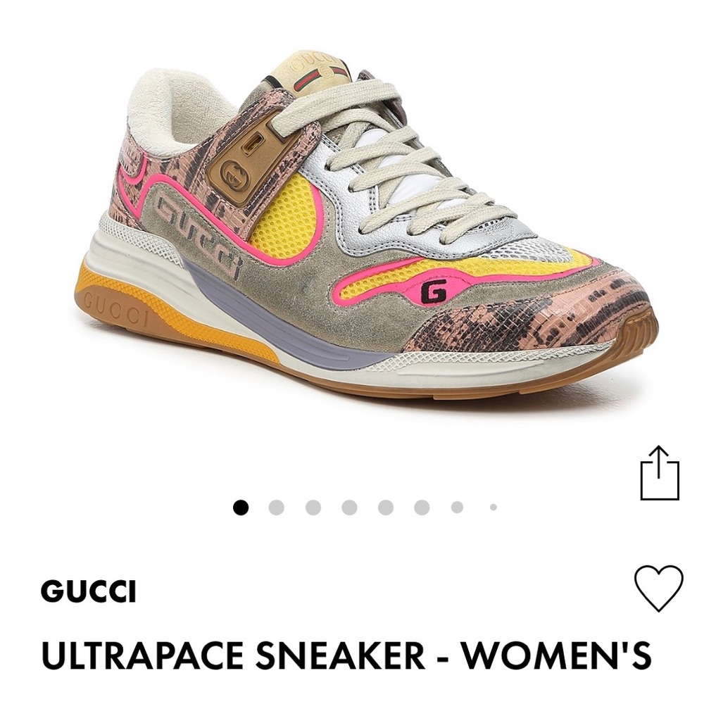 NIB Gucci Ultrapace Sneakers US 6.5
